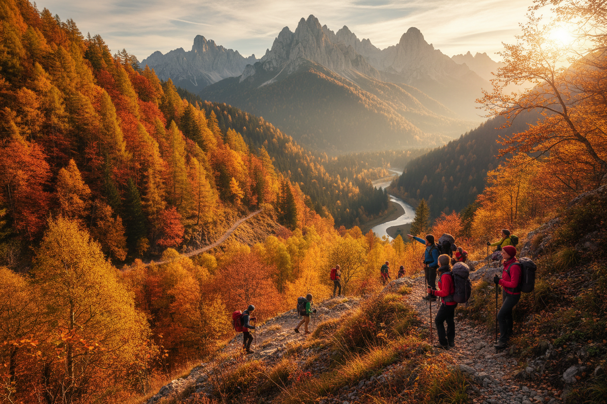 Carpathian Mountains hiking Transylvania