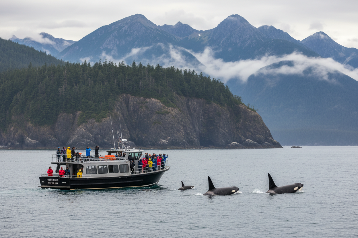 Whale watching British Columbia Canada