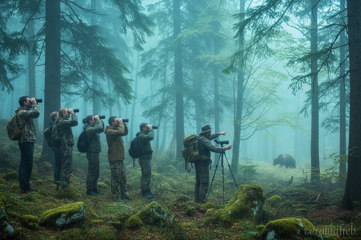 Bear watching tour Transylvania